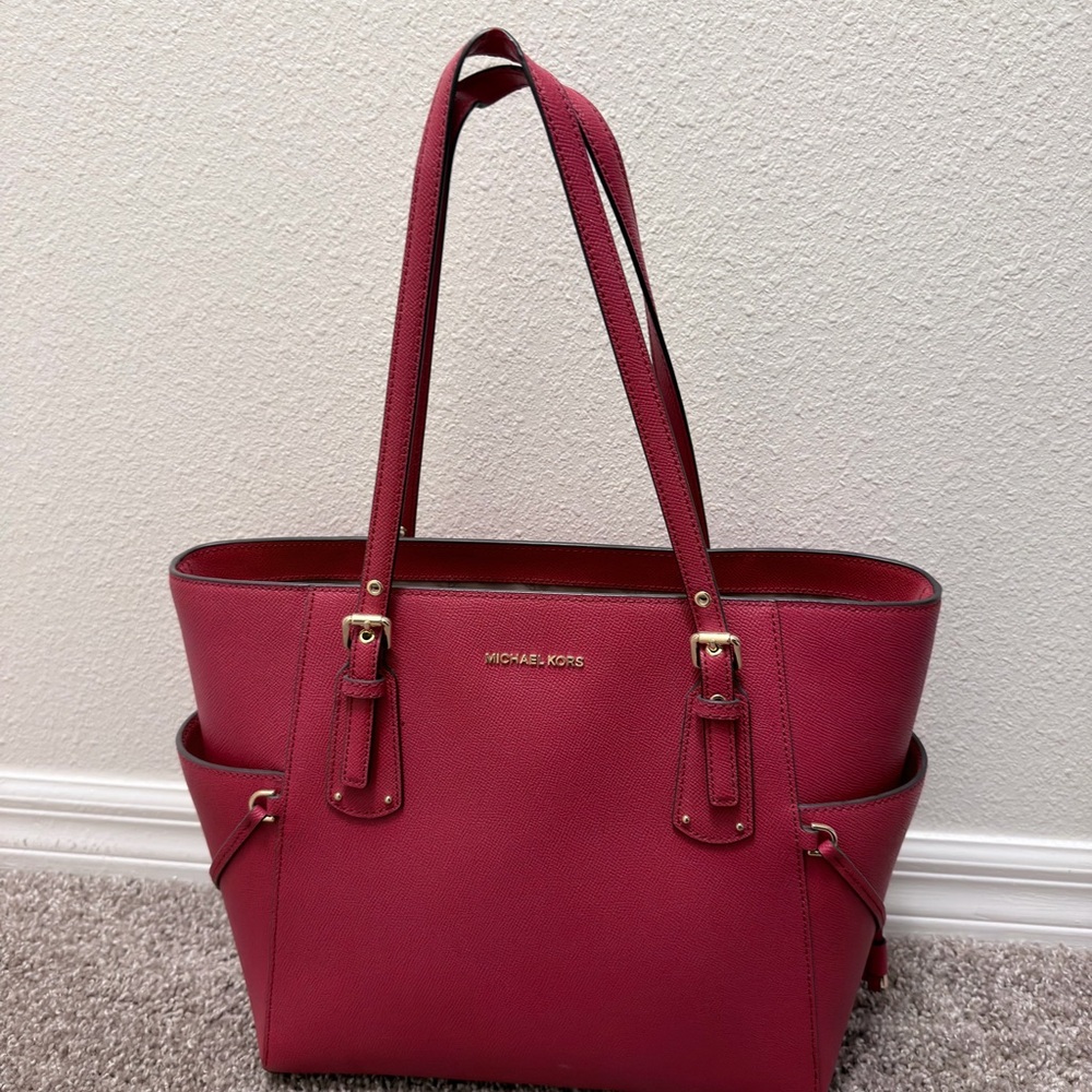 Michael Kors Cherry Red Tote